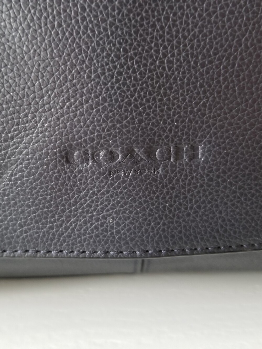 Coach Charles Messenger Bag Crossbody Navy - Picture 12 of 16
